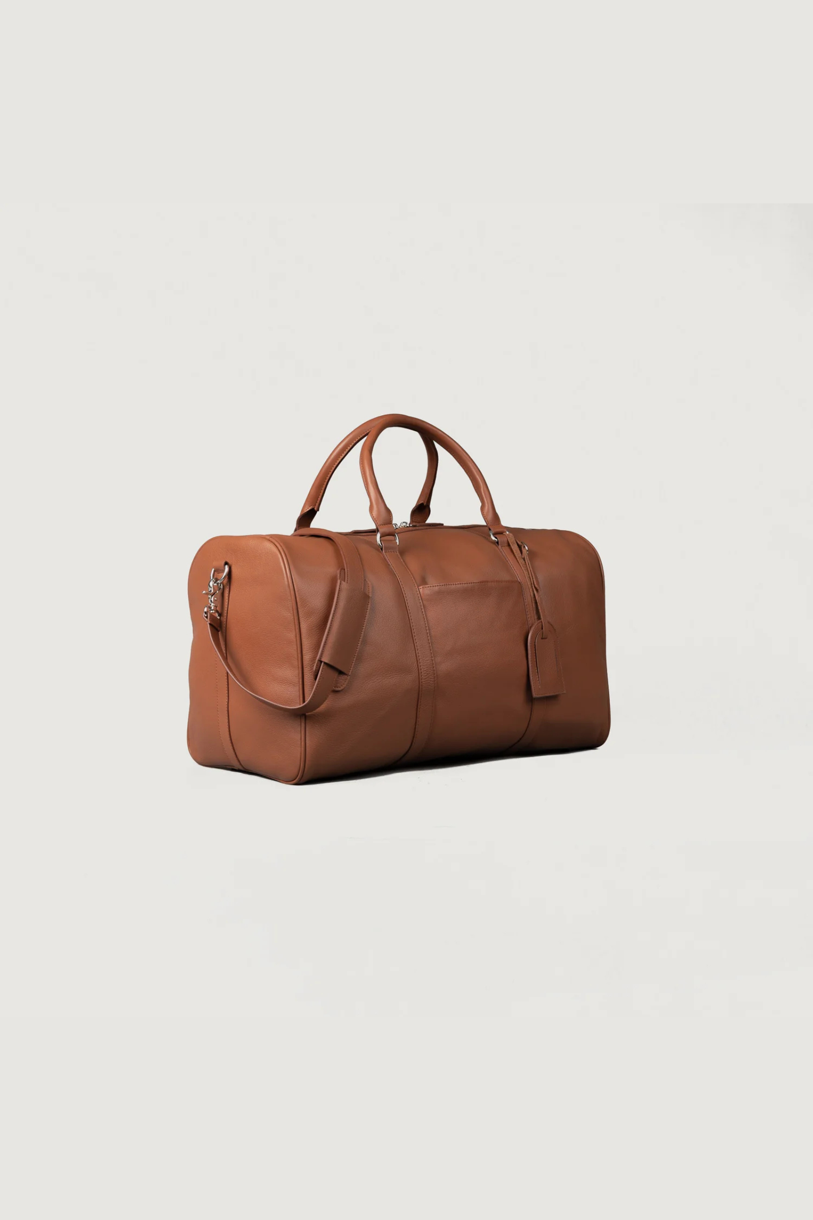 Asli Leather Duffle Bag – Genuine Cowhide Travel & Gym Bag
