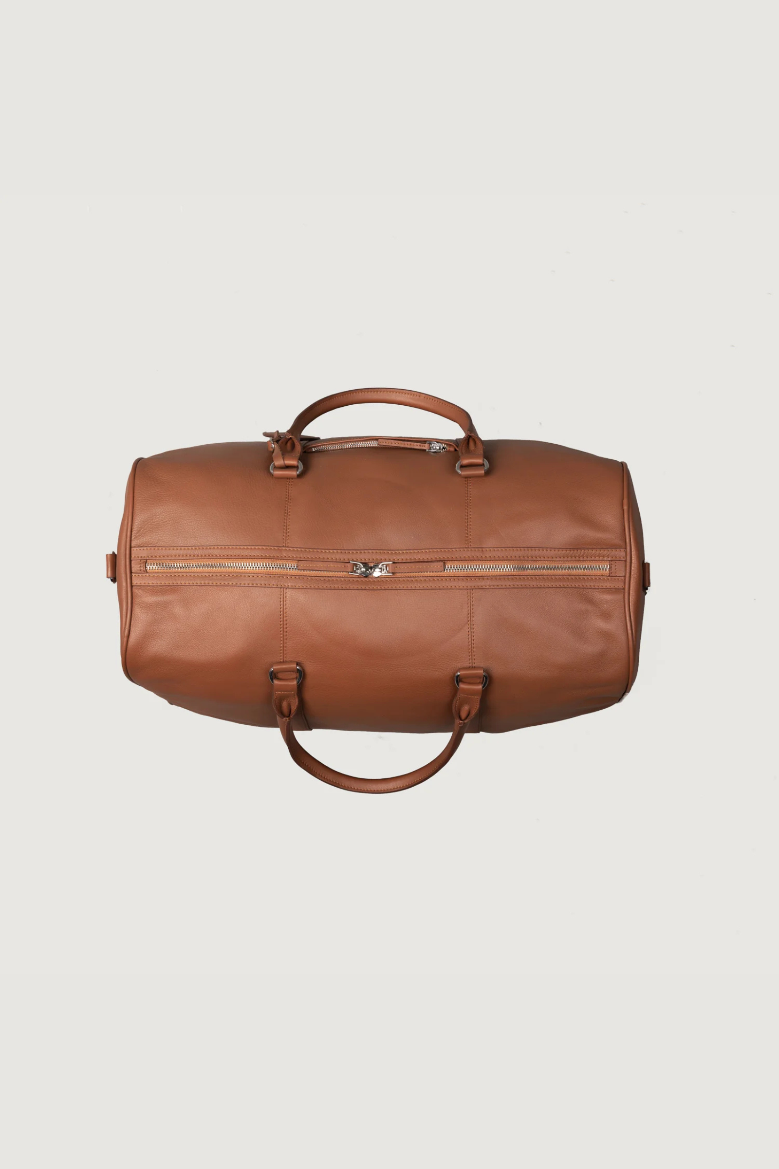 Asli Leather Duffle Bag – Genuine Cowhide Travel & Gym Bag