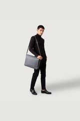 Asli Leather Messenger Bag – Genuine Cowhide Laptop Bag for Men