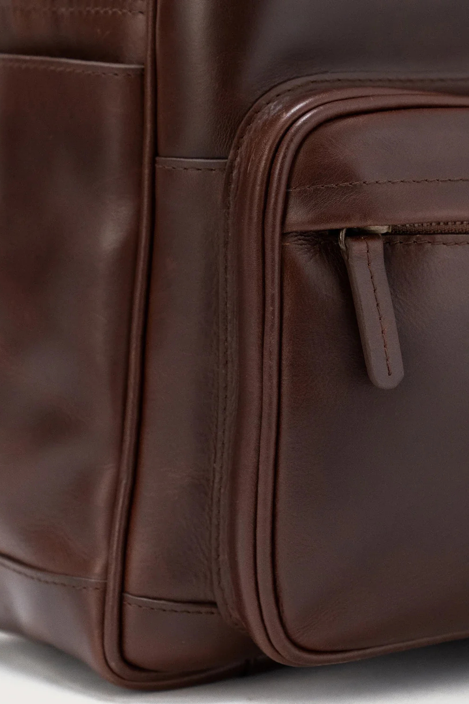 Genuine Crazy Horse Leather Laptop Backpack