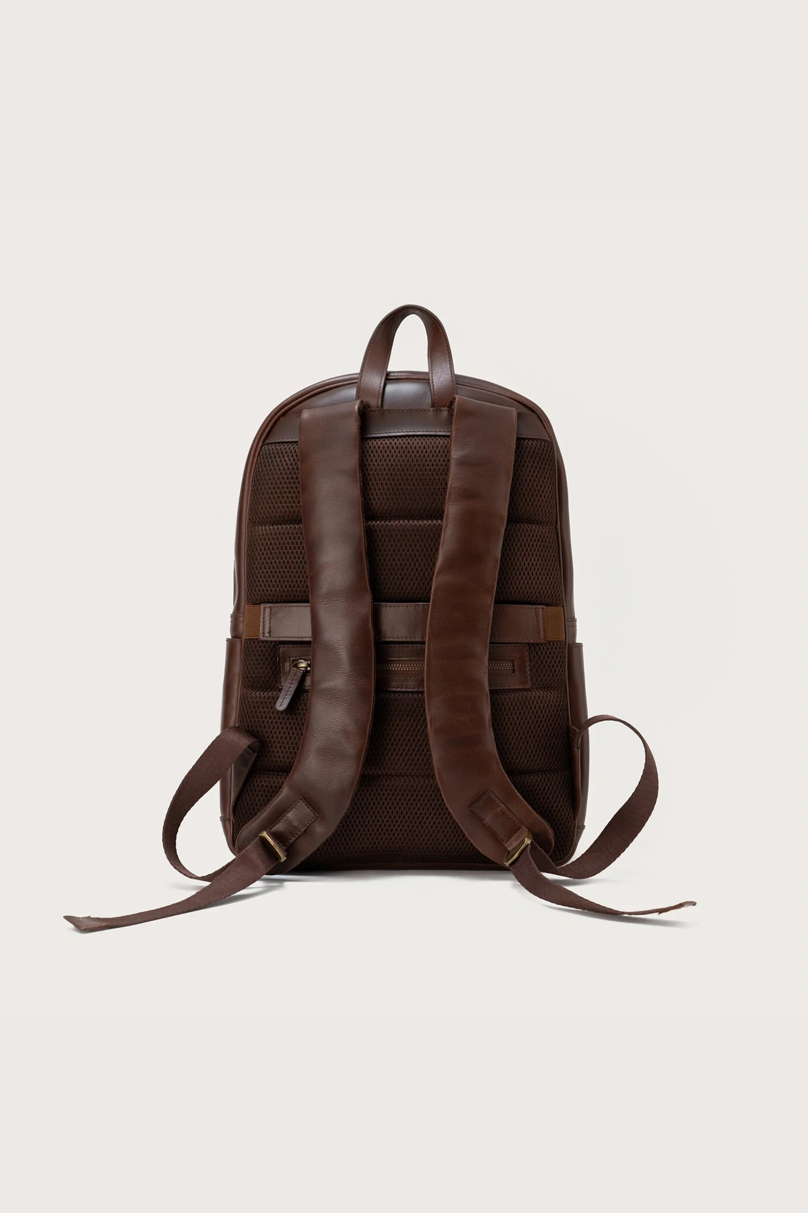 Genuine Crazy Horse Leather Laptop Backpack